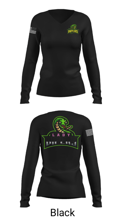 Yakima Vipers 37662855 Women's Long Sleeve V-neck Shirt - 35