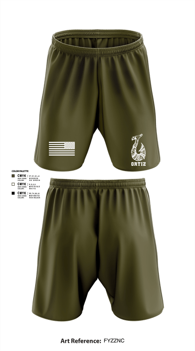 Ortiz 96148832 Athletic Shorts With Pockets - 103