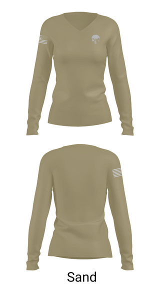 Women's Long Sleeve Vneck Shirt, 11, bravo, , Teamtime, Team time, sublimation, custom sports apparel, team uniforms, spirit wear, spiritwear, sports uniforms, custom shirts, team store, custom team store, fundraiser sports, apparel fundraiser