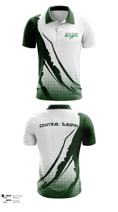 Central Dauphin High School 44934888 Short Sleeve Performance Polo - 3