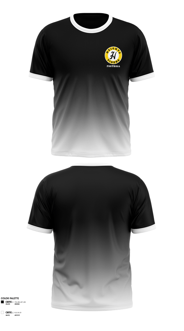 Short Sleeve Performance Shirt, Cleveland heights, Football, Teamtime, Team time, sublimation, custom sports apparel, team uniforms, spirit wear, spiritwear, sports uniforms, custom shirts, team store, custom team store, fundraiser sports, apparel fundraiser
