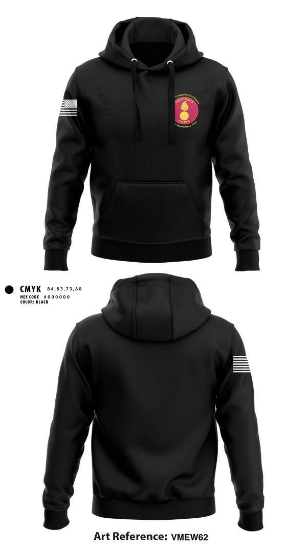 Hoodie, 129th Heavy Transport Company129 TC CO, Army, Teamtime, Team time, sublimation, custom sports apparel, team uniforms, spirit wear, spiritwear, sports uniforms, custom shirts, team store, custom team store, fundraiser sports, apparel fundraiser