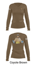1st DSB 36981912 Women's Long Sleeve V-neck Shirt - 17