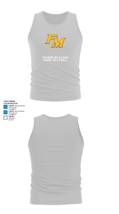 Fremont-Mills High School Volleyball 31820710 Tank Top - 13
