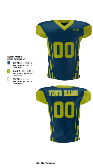 Football Jersey, Detroit PAL Flag Football, , Teamtime, Team time, sublimation, custom sports apparel, team uniforms, spirit wear, spiritwear, sports uniforms, custom shirts, team store, custom team store, fundraiser sports, apparel fundraiser