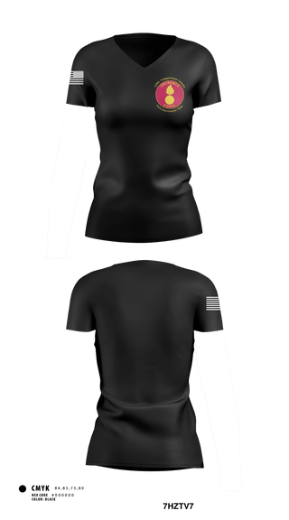 Women's Short Sleeve Vneck Shirt, 129th Heavy Transport Company129 TC CO, Army, Teamtime, Team time, sublimation, custom sports apparel, team uniforms, spirit wear, spiritwear, sports uniforms, custom shirts, team store, custom team store, fundraiser sports, apparel fundraiser