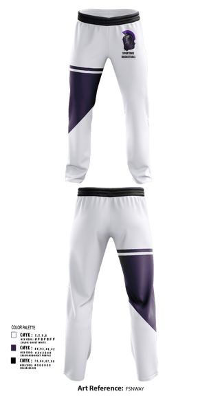 Sweatpants, Spartans, Men's Basketball, Teamtime, Team time, sublimation, custom sports apparel, team uniforms, spirit wear, spiritwear, sports uniforms, custom shirts, team store, custom team store, fundraiser sports, apparel fundraiser