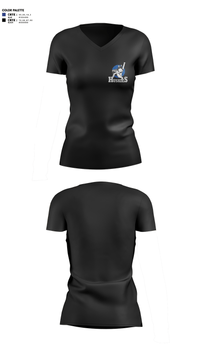 undefined Women's Short Sleeve V-neck Shirt - 4