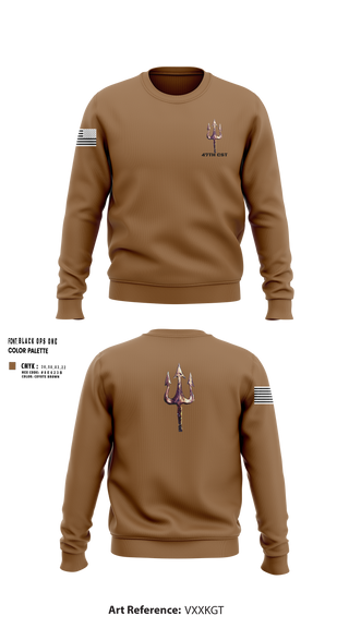 Crew Neck Sweatshirt, 47th CST, Army, Teamtime, Team time, sublimation, custom sports apparel, team uniforms, spirit wear, spiritwear, sports uniforms, custom shirts, team store, custom team store, fundraiser sports, apparel fundraiser
