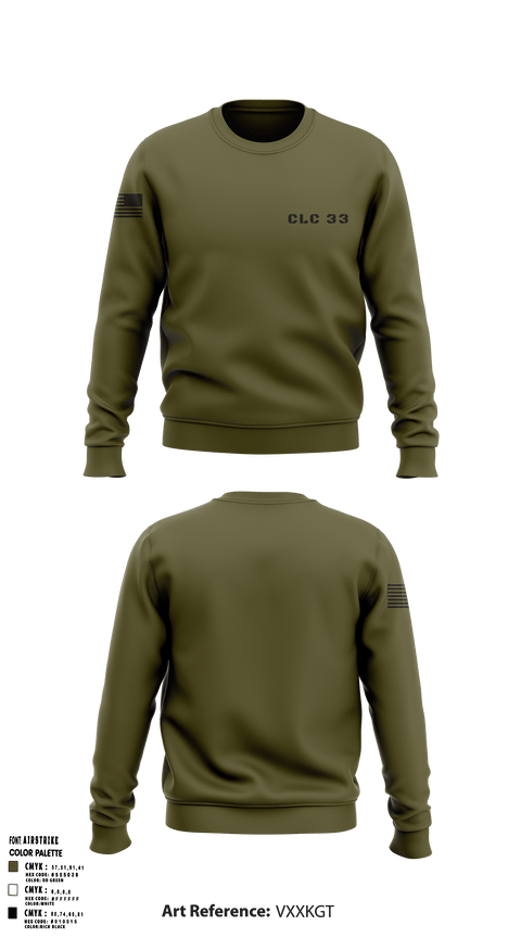 Crew Neck Sweatshirt, CLC 33, Marines, Teamtime, Team time, sublimation, custom sports apparel, team uniforms, spirit wear, spiritwear, sports uniforms, custom shirts, team store, custom team store, fundraiser sports, apparel fundraiser