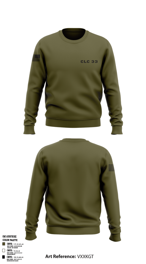 Crew Neck Sweatshirt, CLC 33, Marines, Teamtime, Team time, sublimation, custom sports apparel, team uniforms, spirit wear, spiritwear, sports uniforms, custom shirts, team store, custom team store, fundraiser sports, apparel fundraiser