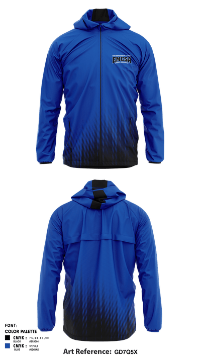 East Montgomery County Sports Association 83538044 Windbreaker - 1