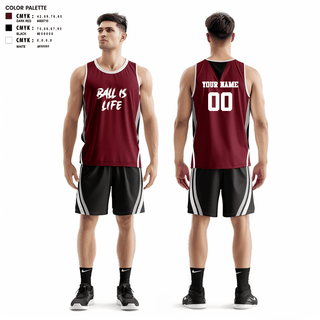 Basketball Uniform, Ballislife, Men's Basketball, Teamtime, Team time, sublimation, custom sports apparel, team uniforms, spirit wear, spiritwear, sports uniforms, custom shirts, team store, custom team store, fundraiser sports, apparel fundraiser