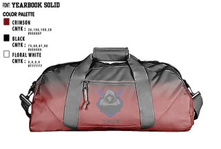 Duffle Bag, True, E-Sports, Teamtime, Team time, sublimation, custom sports apparel, team uniforms, spirit wear, spiritwear, sports uniforms, custom shirts, team store, custom team store, fundraiser sports, apparel fundraiser