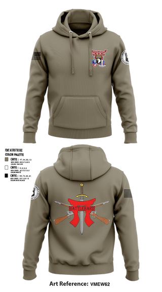 Hoodie, BCO 3-187, Army, Teamtime, Team time, sublimation, custom sports apparel, team uniforms, spirit wear, spiritwear, sports uniforms, custom shirts, team store, custom team store, fundraiser sports, apparel fundraiser