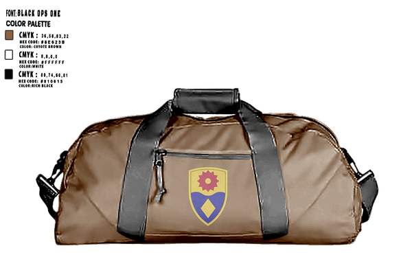 Duffle Bag, 649 ENG CO, Army, Teamtime, Team time, sublimation, custom sports apparel, team uniforms, spirit wear, spiritwear, sports uniforms, custom shirts, team store, custom team store, fundraiser sports, apparel fundraiser
