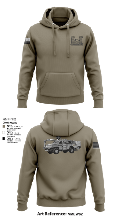 82nd Engineer Battalion 67992831 Hoodie - 1