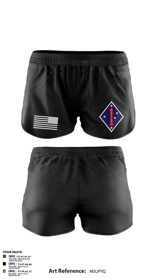 Ranger Panties, 3rd LAR 1st MARDIV, Marines, Teamtime, Team time, sublimation, custom sports apparel, team uniforms, spirit wear, spiritwear, sports uniforms, custom shirts, team store, custom team store, fundraiser sports, apparel fundraiser
