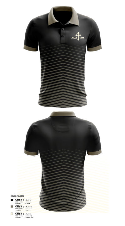 Jellyfam 86431082 Short Sleeve Performance Polo - 1
