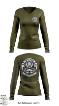 BPOA 222 62021148 Women's Long Sleeve V-neck Shirt - 23