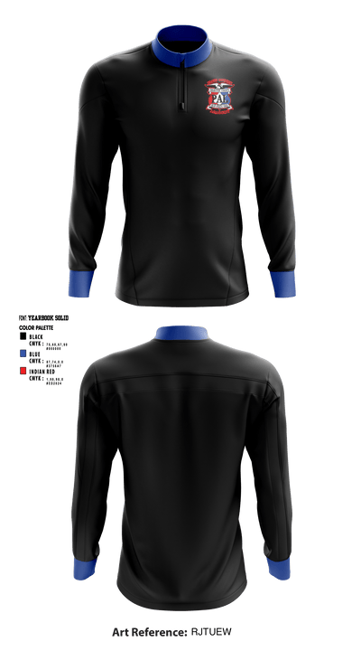 Thurston County PAL- Elite boxing academy 80881357 Quarter Zip Jacket - 1
