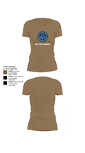 Battleship misssouri 47283625 Women's Short Sleeve V-neck Shirt - 4
