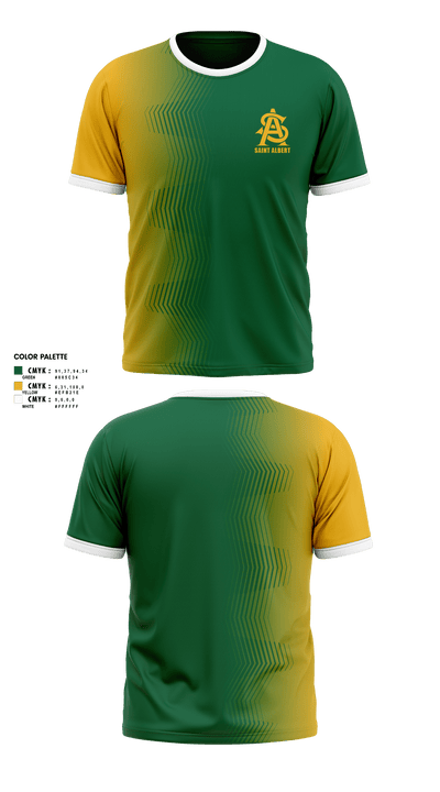 Saint Albert High School Baseball 23620889 Short Sleeve Performance Shirt - 10
