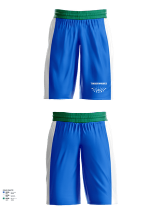 Mens Basketball Shorts, Timberwolves, Men's Basketball, Teamtime, Team time, sublimation, custom sports apparel, team uniforms, spirit wear, spiritwear, sports uniforms, custom shirts, team store, custom team store, fundraiser sports, apparel fundraiser