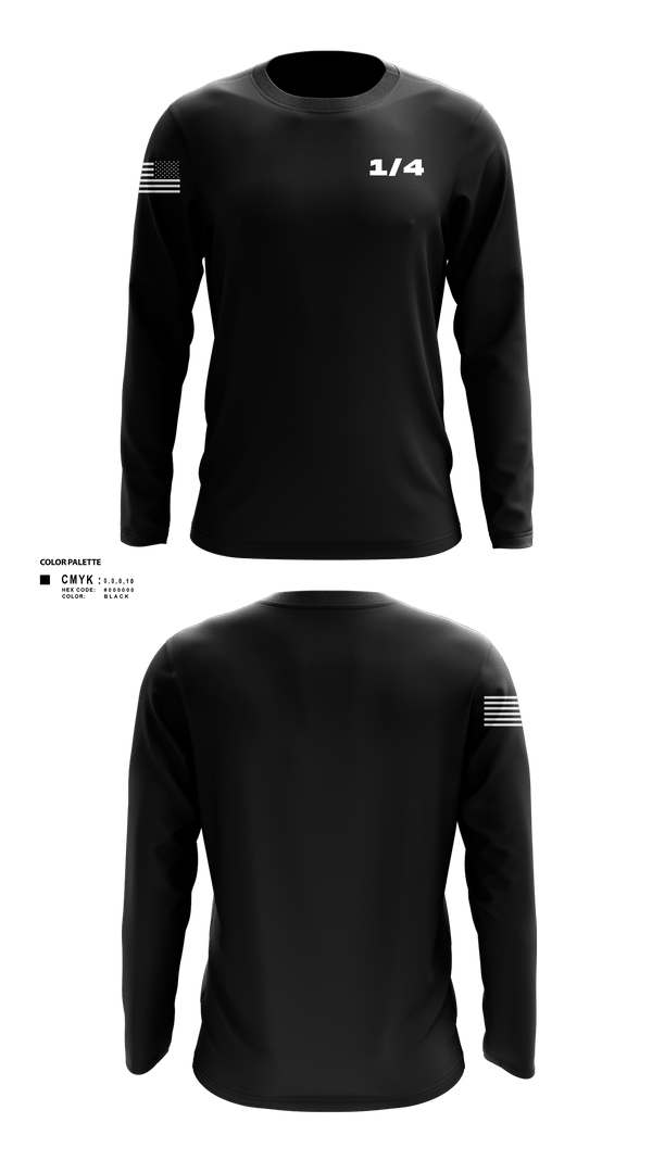 Long Sleeve Performance Shirt, 1/4, Marines, Teamtime, Team time, sublimation, custom sports apparel, team uniforms, spirit wear, spiritwear, sports uniforms, custom shirts, team store, custom team store, fundraiser sports, apparel fundraiser