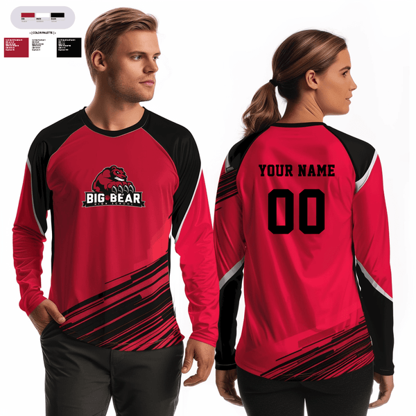 Long Sleeve Performance Shirt, Big Bear High School Volleyball, Women's Volleyball, Teamtime, Team time, sublimation, custom sports apparel, team uniforms, spirit wear, spiritwear, sports uniforms, custom shirts, team store, custom team store, fundraiser sports, apparel fundraiser