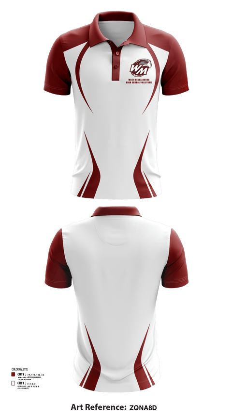 Short Sleeve Performance Polo, West Mecklenburg High School Volleyball, Women's Volleyball, Teamtime, Team time, sublimation, custom sports apparel, team uniforms, spirit wear, spiritwear, sports uniforms, custom shirts, team store, custom team store, fundraiser sports, apparel fundraiser