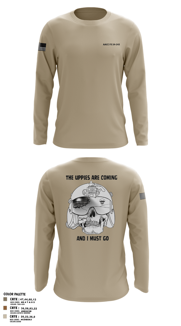 Long Sleeve Performance Shirt, 42D FRSDAACC, Army, Teamtime, Team time, sublimation, custom sports apparel, team uniforms, spirit wear, spiritwear, sports uniforms, custom shirts, team store, custom team store, fundraiser sports, apparel fundraiser