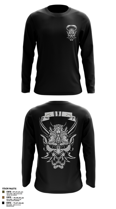 Long Sleeve Performance Shirt, 2ND PLATOON ONI, Army, Teamtime, Team time, sublimation, custom sports apparel, team uniforms, spirit wear, spiritwear, sports uniforms, custom shirts, team store, custom team store, fundraiser sports, apparel fundraiser