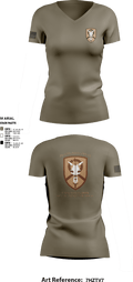1st Platoon, 423 TC 69151656 Women's Short Sleeve V-neck Shirt - 2