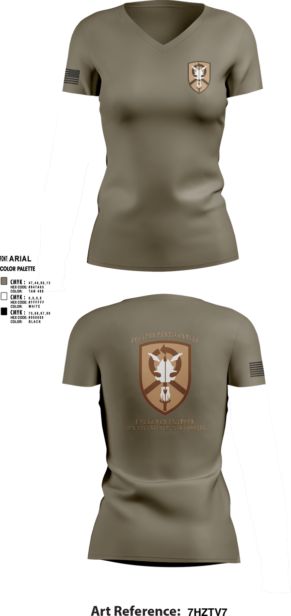 Women's Short Sleeve Vneck Shirt, 1st Platoon, 423 TC1st Platoon, 423 TC, Army, Teamtime, Team time, sublimation, custom sports apparel, team uniforms, spirit wear, spiritwear, sports uniforms, custom shirts, team store, custom team store, fundraiser sports, apparel fundraiser