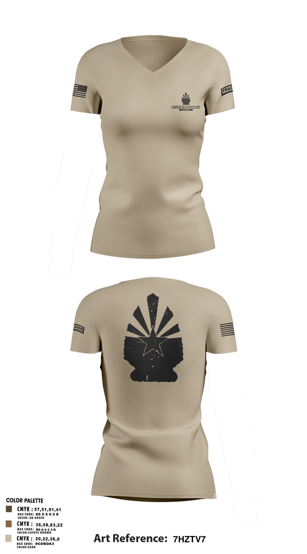 Women's Short Sleeve Vneck Shirt, Greenside, , Teamtime, Team time, sublimation, custom sports apparel, team uniforms, spirit wear, spiritwear, sports uniforms, custom shirts, team store, custom team store, fundraiser sports, apparel fundraiser