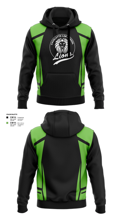Charlotte lab lions 65646128 Hoodie - 3