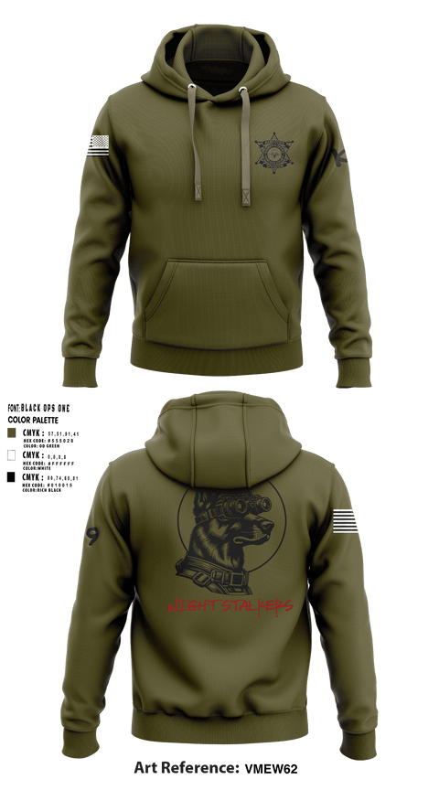 Hoodie, Hancock County Sheriffs Office K9 Unit, , Teamtime, Team time, sublimation, custom sports apparel, team uniforms, spirit wear, spiritwear, sports uniforms, custom shirts, team store, custom team store, fundraiser sports, apparel fundraiser