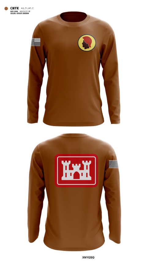 Long Sleeve Performance Shirt, 230th Engineer Corps, , Teamtime, Team time, sublimation, custom sports apparel, team uniforms, spirit wear, spiritwear, sports uniforms, custom shirts, team store, custom team store, fundraiser sports, apparel fundraiser