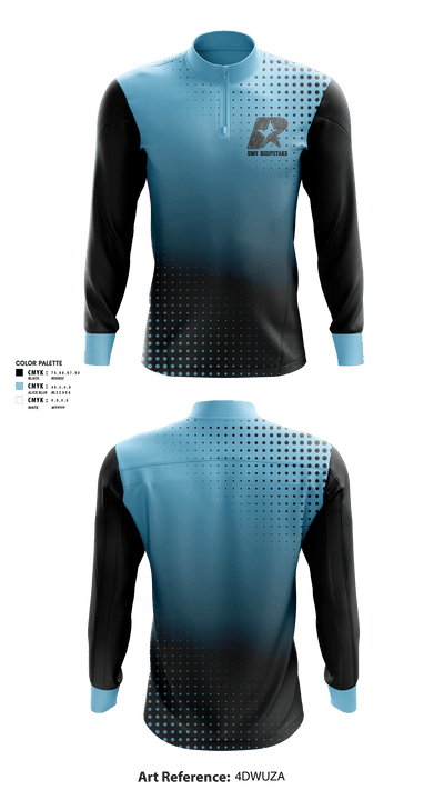 DMV HOOPSTARZ 88350865 Quarter Zip Jacket - 1