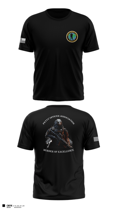 Center for Security Forces Detachment Chesapeake 88189039 Old School Cotton Feel Shirt - 1