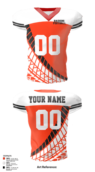 Football Jersey, Raiders, Football, Teamtime, Team time, sublimation, custom sports apparel, team uniforms, spirit wear, spiritwear, sports uniforms, custom shirts, team store, custom team store, fundraiser sports, apparel fundraiser