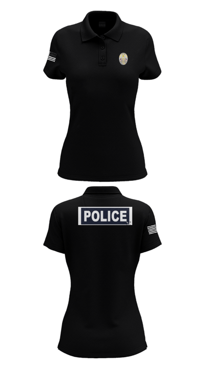 Miami Police Department 88232990 Women's Short Sleeve Performance Polo  - 33