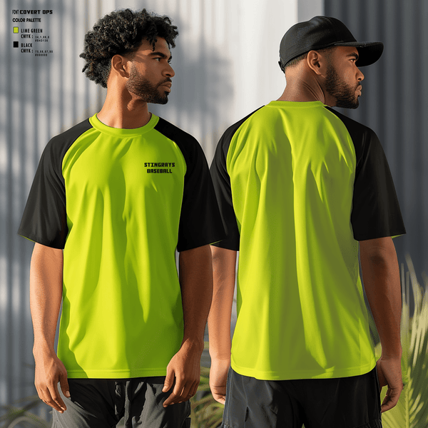 Short Sleeve Performance Shirt, STINGRAYS, Baseball, Teamtime, Team time, sublimation, custom sports apparel, team uniforms, spirit wear, spiritwear, sports uniforms, custom shirts, team store, custom team store, fundraiser sports, apparel fundraiser