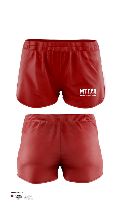MTFPD Water Rescue Teams 62483869 Women's Shorts - 5