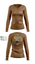 D/10 Slayers Women's Long Sleeve V-neck Shirt - 22
