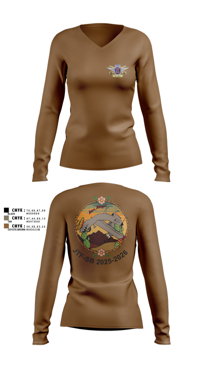 D/10 Slayers Women's Long Sleeve V-neck Shirt - 22