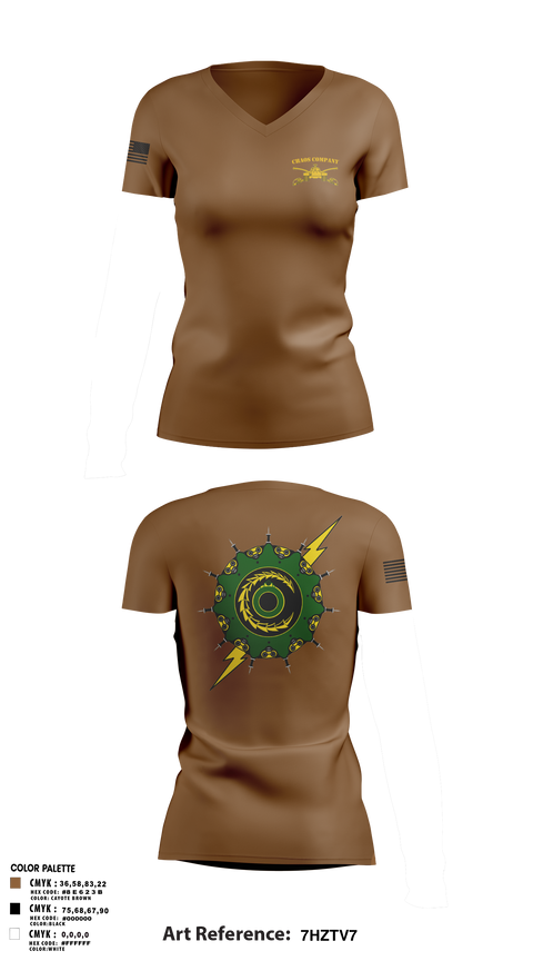 Women's Short Sleeve Vneck Shirt, Chaos Company, Army, Teamtime, Team time, sublimation, custom sports apparel, team uniforms, spirit wear, spiritwear, sports uniforms, custom shirts, team store, custom team store, fundraiser sports, apparel fundraiser