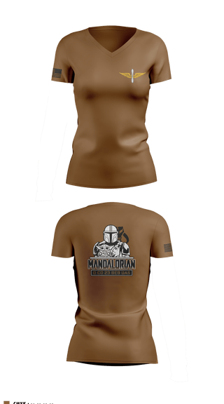 Women's Short Sleeve Vneck Shirt, 23rd BEB UAS, Army, Teamtime, Team time, sublimation, custom sports apparel, team uniforms, spirit wear, spiritwear, sports uniforms, custom shirts, team store, custom team store, fundraiser sports, apparel fundraiser