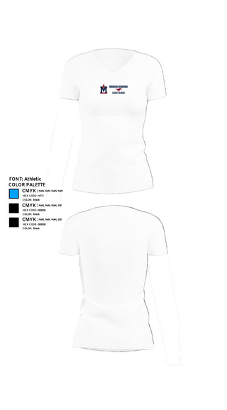 Women's Short Sleeve Vneck Shirt, Madison Academic Magnet School Volleyball, Women's Volleyball, Teamtime, Team time, sublimation, custom sports apparel, team uniforms, spirit wear, spiritwear, sports uniforms, custom shirts, team store, custom team store, fundraiser sports, apparel fundraiser